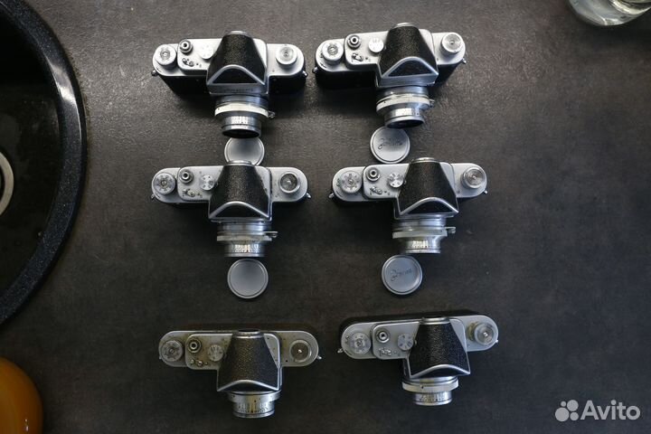 Фотоаппараты зенит первая модель 6шт