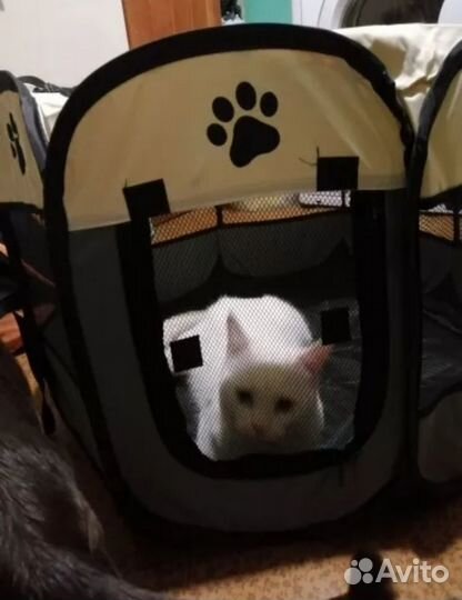 Манеж домик для кошек, собак, щенят и котят