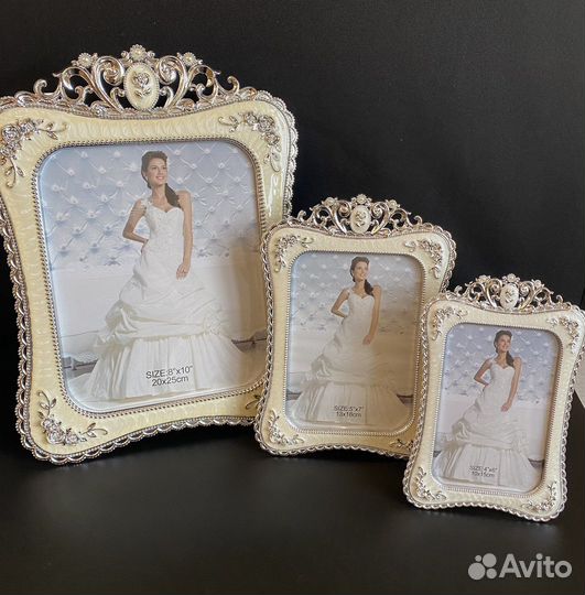Рамки для фото пластик с глазурью