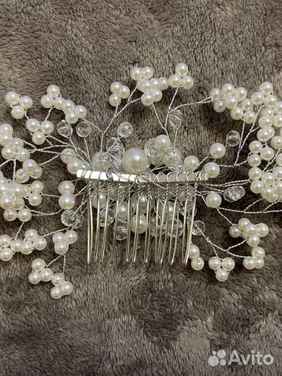 Гребень для волос свадебный