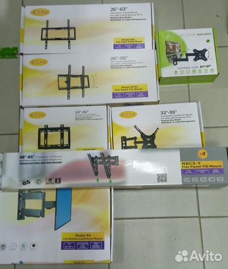 Кронштейны в ассо-те для тв