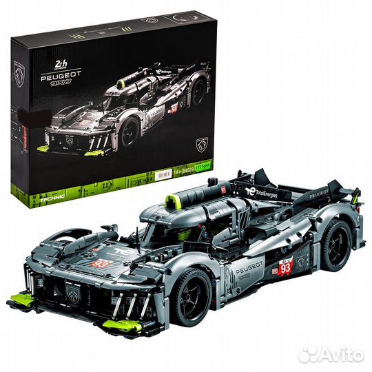 Конструктор Peugeot 9x8 Hypercar Техник 1775