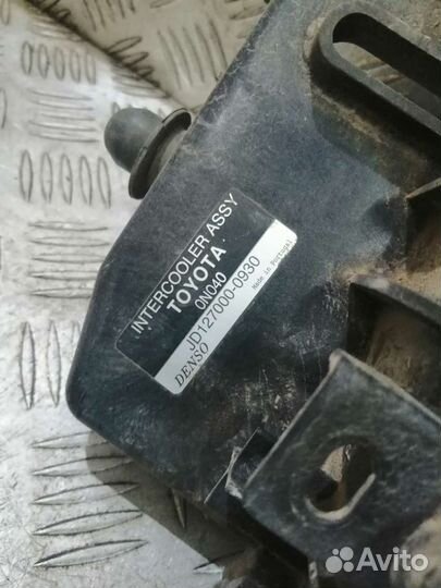 Радиатор интеркулера Toyota Yaris 1,4 дизель