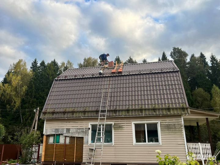 Крыша кровельные работы строительство
