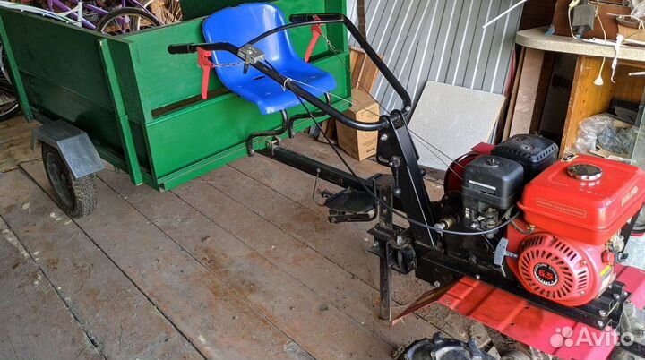 Мотоблоки и культиваторы с прицепом