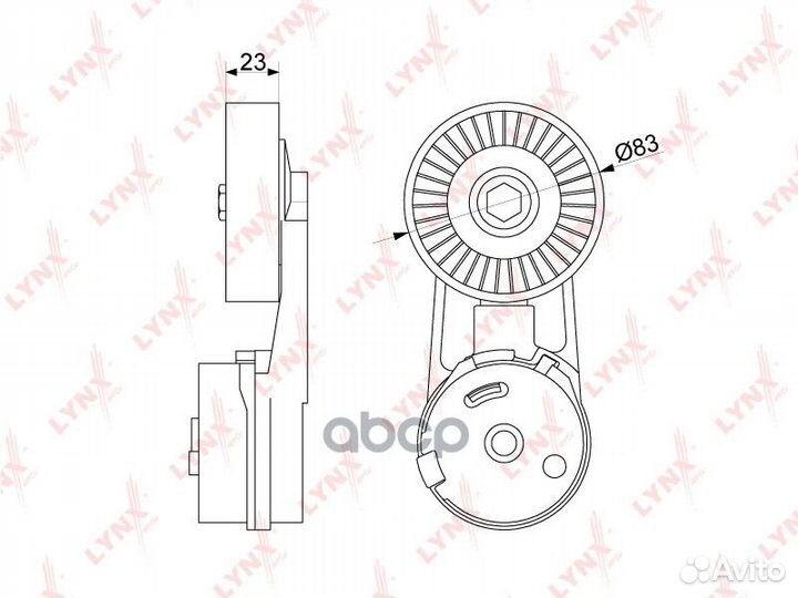Натяжитель ремня навесного оборудования PT3127