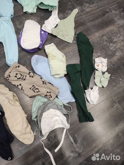 Вещи пакетом на мальчика с рождения до 6 м +