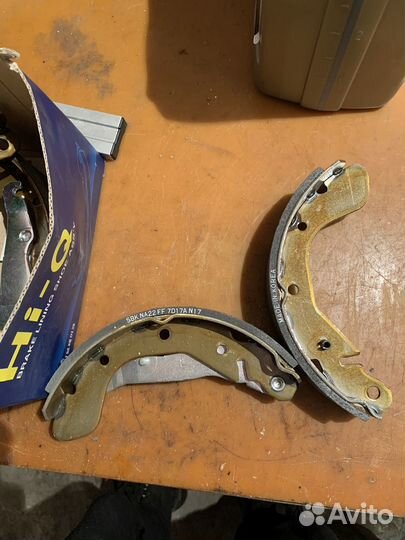 SA055NEW Колодки тормозные барабанные задние