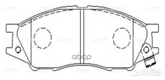 Колодки nissan almera (classic) (B10) GK0785 CTR