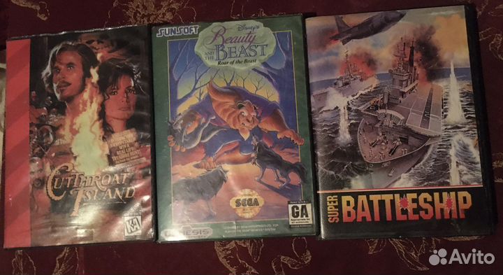 Кассеты с играми для Sega