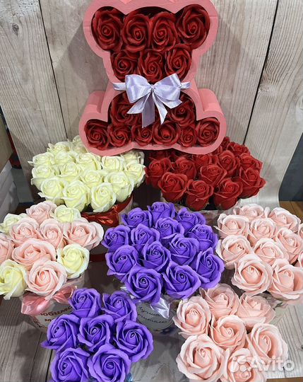 Букеты из мыла ручной работы