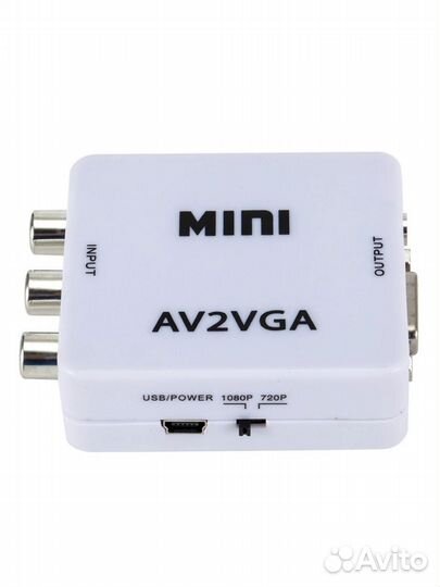 Переходник AV на VGA VGA на AV