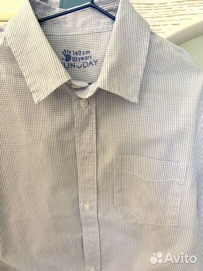 Рубашки как новые 140-146 размеры