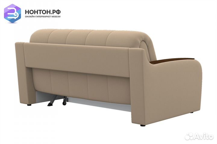 Диван аккордеон с ящиком Глория-Аккордеон бежевый