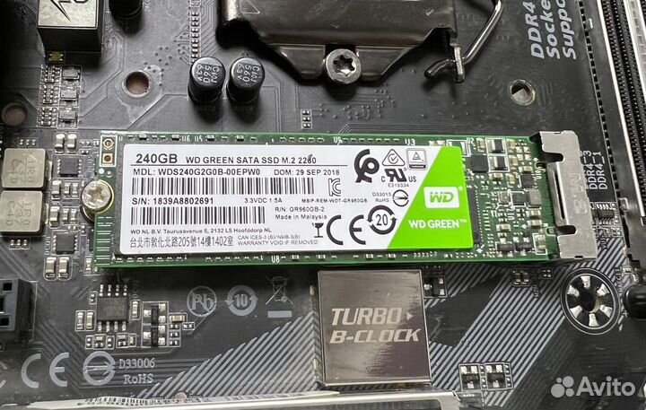 WD SSD m.2 240GB 2280