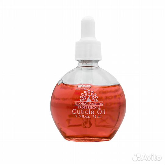 Масло для кутикулы с пипеткой красное 75 мл (опт 6