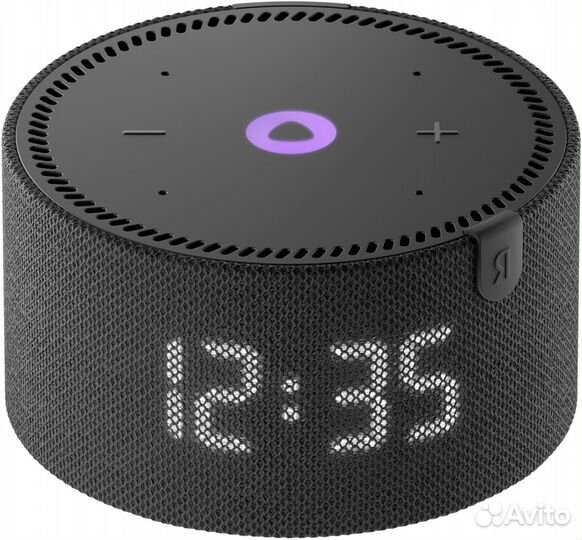 Умная колонка Яндекс Мини с часами с Алисой