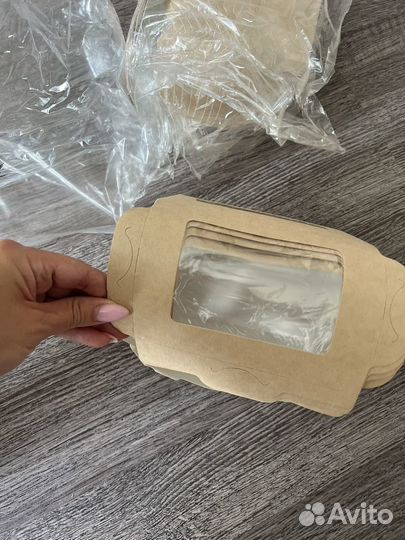 Коробочки с прозрачным окном