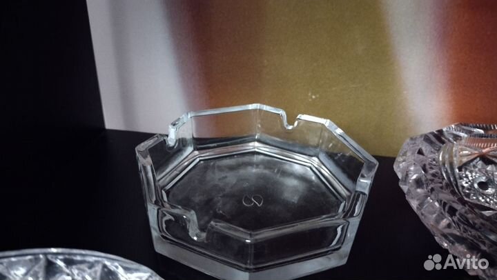 Пепельница хрусталь стекло СССР