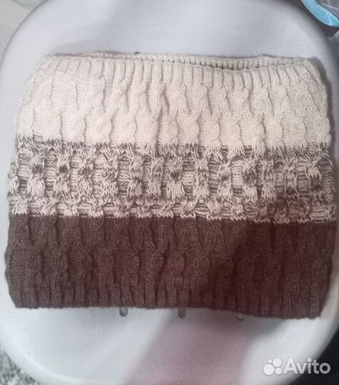 Комплект шапка и снуд