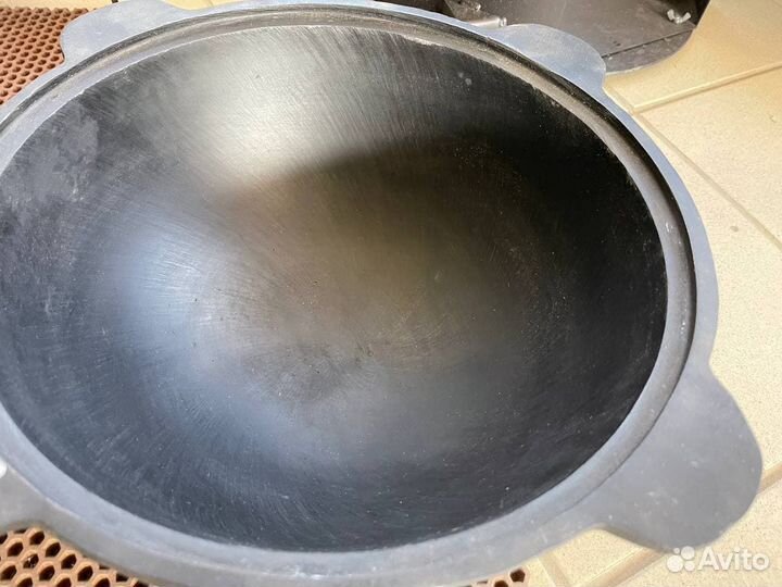 Казан Чугунный Узбекский + Шумовка в подарок