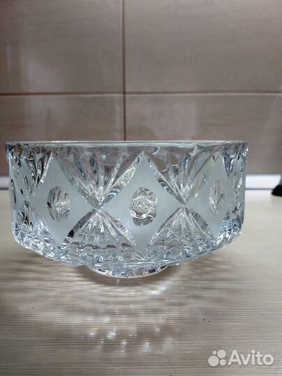 Салатница из хрусталя СССР