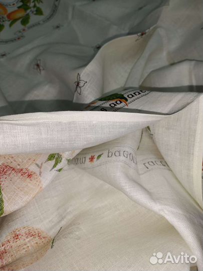 Скатерть льняная павловопосадская