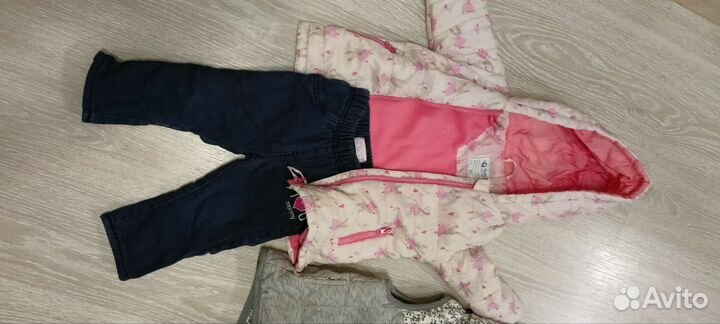 Куртка демисезонная 86, штаны утепленные 80