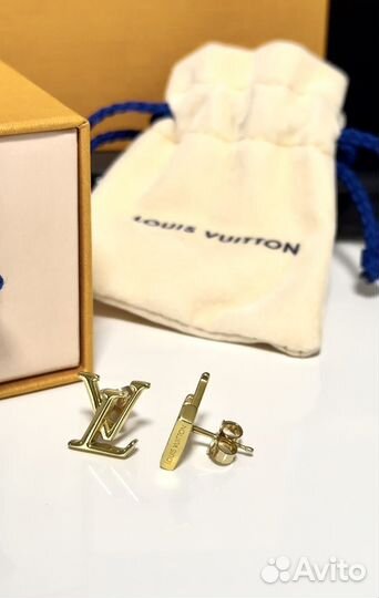 Серьги louis vuitton Iconic Earrings оригинал