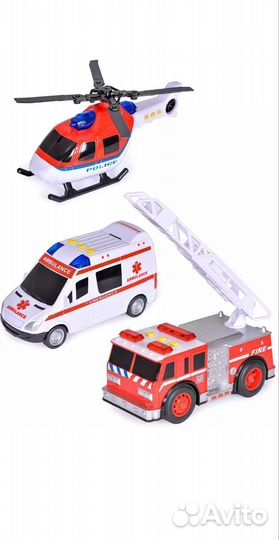 Спецтехника игрушки набор