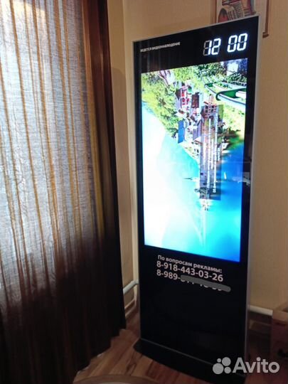Рекламные видеостойки