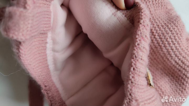 Детский зимний комплект шапка и снуд 46-51