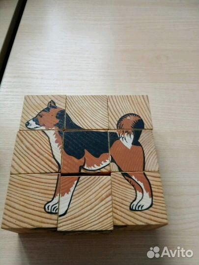 Кубики деревянные. Томик