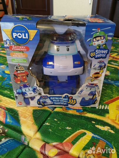 Поли робокар трансформер музыкальный