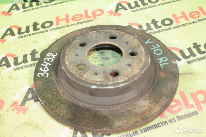 Диск тормозной volvo V70 SW задний 288 мм