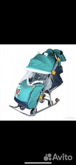 Детские санки коляска