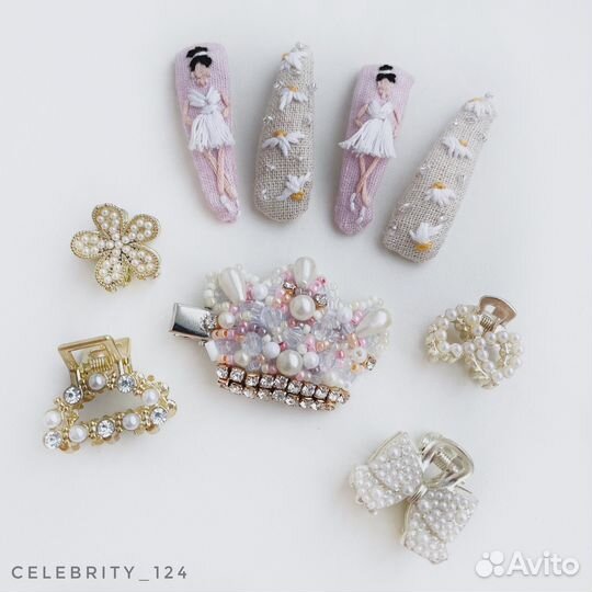 Детские заколки, повязки