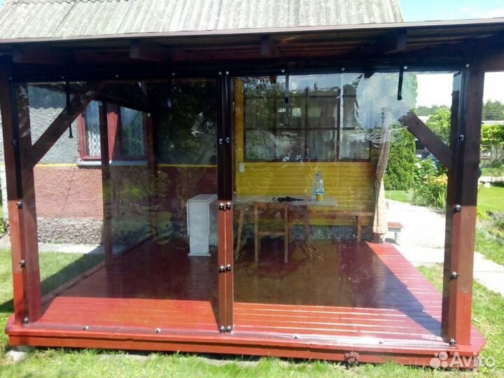 Мягкие окна для террасы