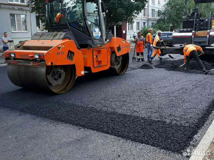 Асфальтирование,благоустройство,тротуарная плитка