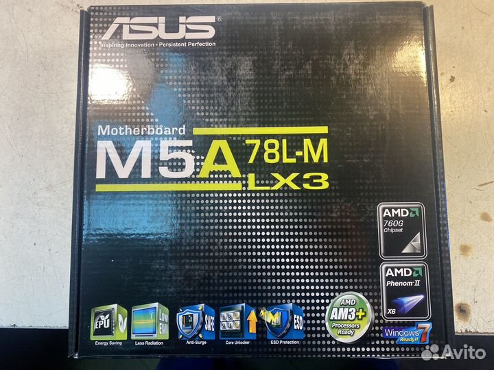 Новая материнская плата сокет AM3 +