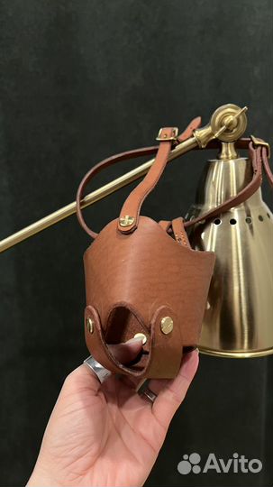 Намордник для собак натуральная кожа