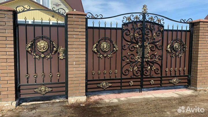 Ворота кованые