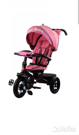 Трехколесный велосипед с ручкой smart baby
