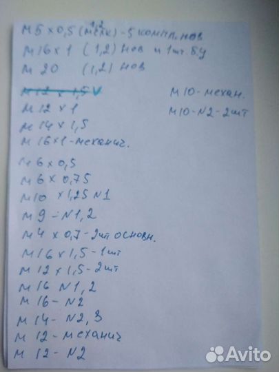 Сверла метчики СССР