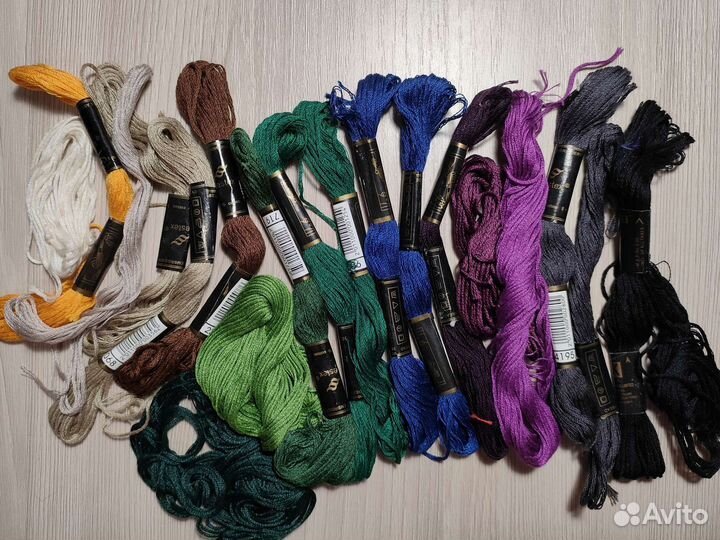 Нитки мулине пакетом