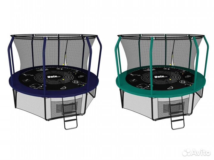 Батут unix line supreme game 8 ft