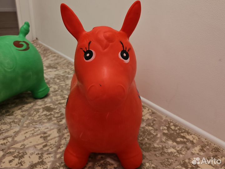 Резиновый ослик прыгун