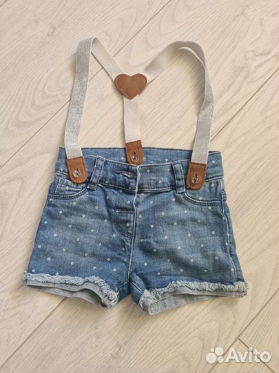 Джинсовый комбинезон для девочки