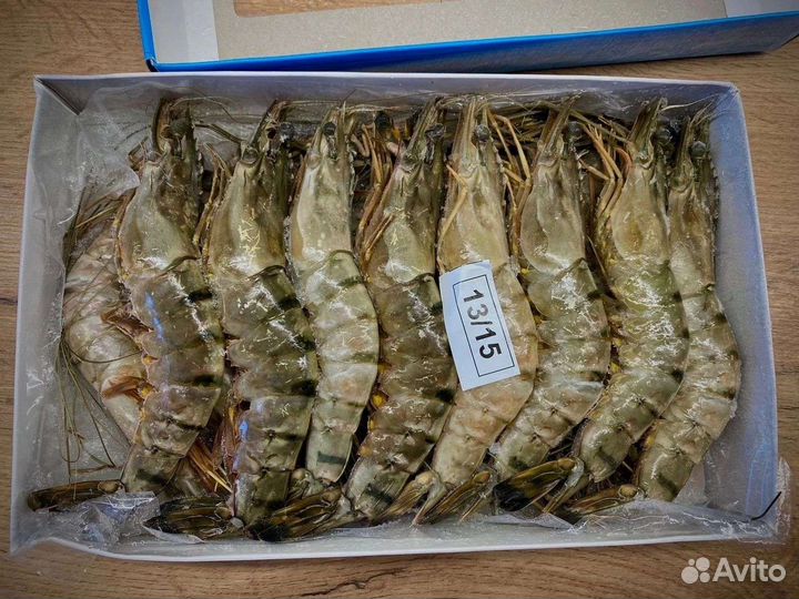 Тигровые креветки 13/15 с/г и б/г