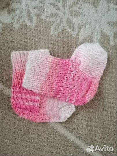 Детские носки и варежки. Подтяжки. Цена за всё